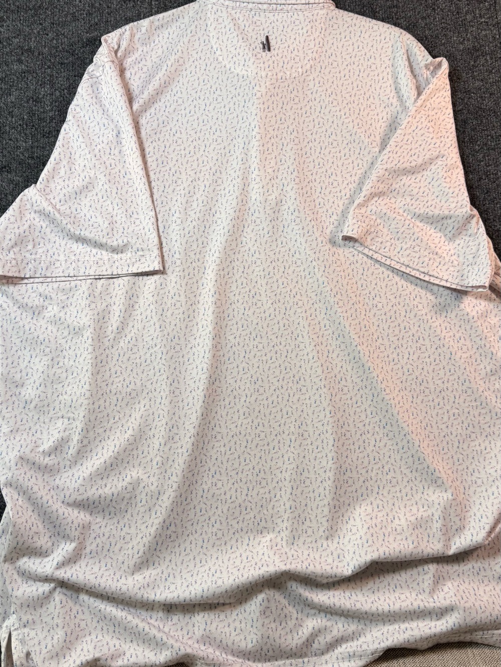 Johnnie-O XL Dancing Ladies White Novelty Print Polo Golf Shirt Performance - Picture 6 of 9